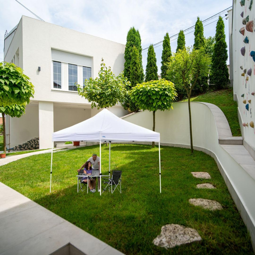 A.M.C. Gazebo Professionale 3X3 Mt in PVC Automatico Struttura in Metallo richiudibile a fisarmonica Impermeabile