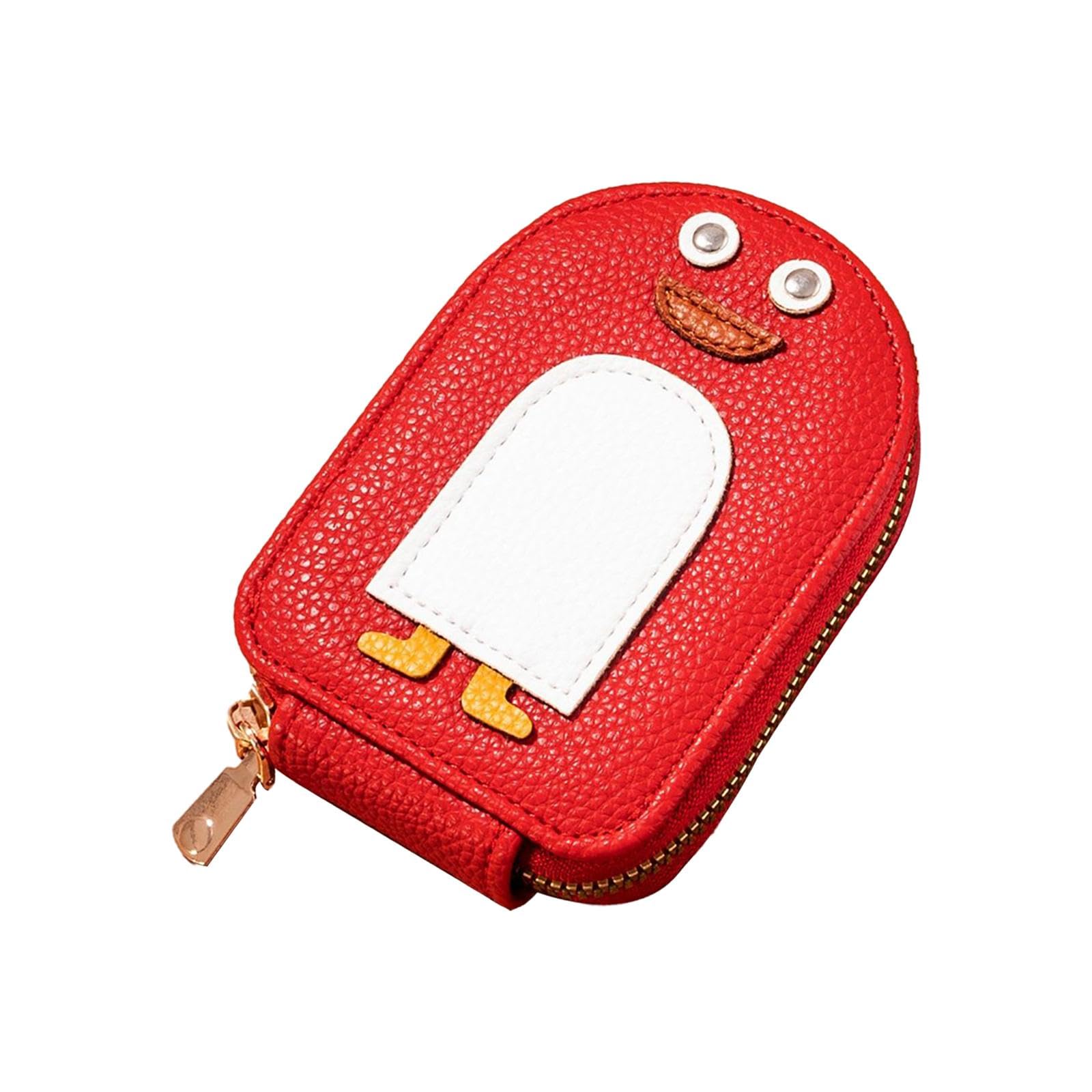 Credit Card Holder Purse Change Pouch for Dating Travel Valentines Day Gifts Red-image-42