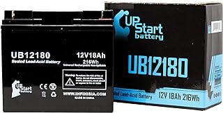 Replacement for APC DELL SMART-UPS 1500VA USB DLA1500 Battery - Compatible UB12180 Universal Sealed Lead Acid Battery (12V 18Ah 18000mAh T4 Terminal AGM SLA)