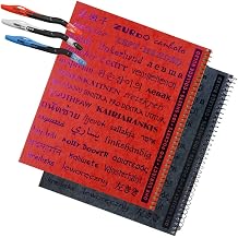 3 Left-Handed Visio Pens Plus 2 Left-Handed College Ruled Notebooks, Printed with the Word "Left-Handed" in 33 Languages