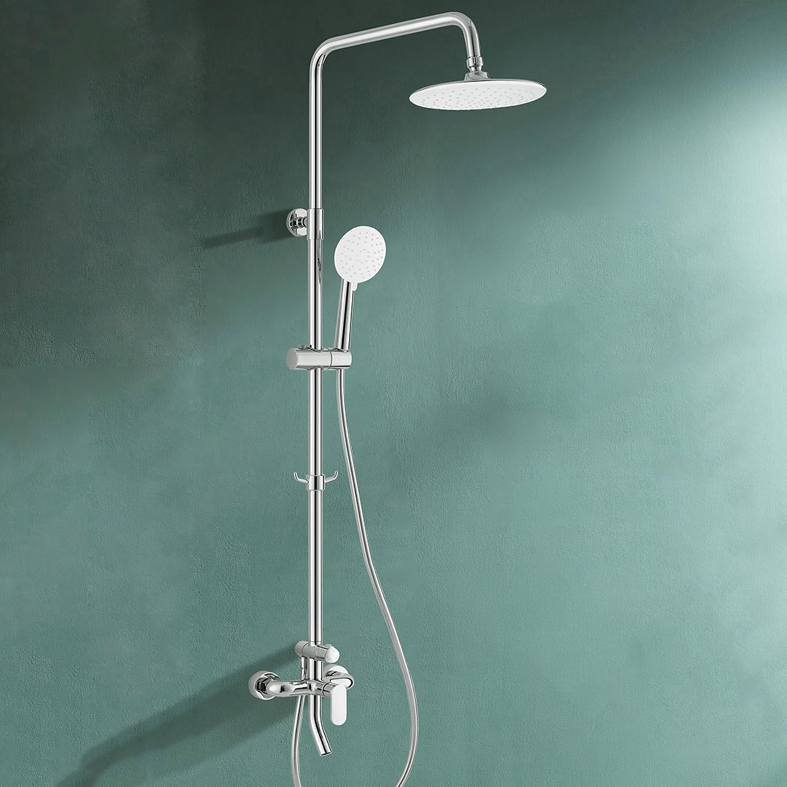 Mitigeur de douche à main 3 modes avec robinet de baignoire ergonomique