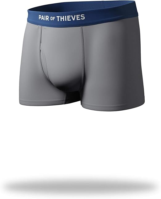 Pair of Thieves Men's 3 Pack Mega Soft Boxer Briefs Breathable Cotton