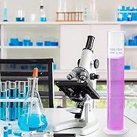 Vista 7 de Bekith 4 Pack 1000ml Plastic Graduated Cylinder with Stable Base, Plastic Measuring Cylinder 2-Sided Marking Lab Cylinders, Clear Measuring Cylinder