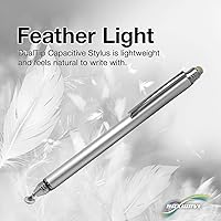 Vista 5 de BoxWave Stylus Pen Compatible with Mercedes-Benz 2021 GLA Display (7 in) - DualTip Capacitive Stylus, Fiber Tip Disc Tip Capacitive Stylus Pen