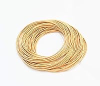 Vista 2 de Gold Guitar String Coil Bracelets Stack Stainless Steel Set Layered Thin