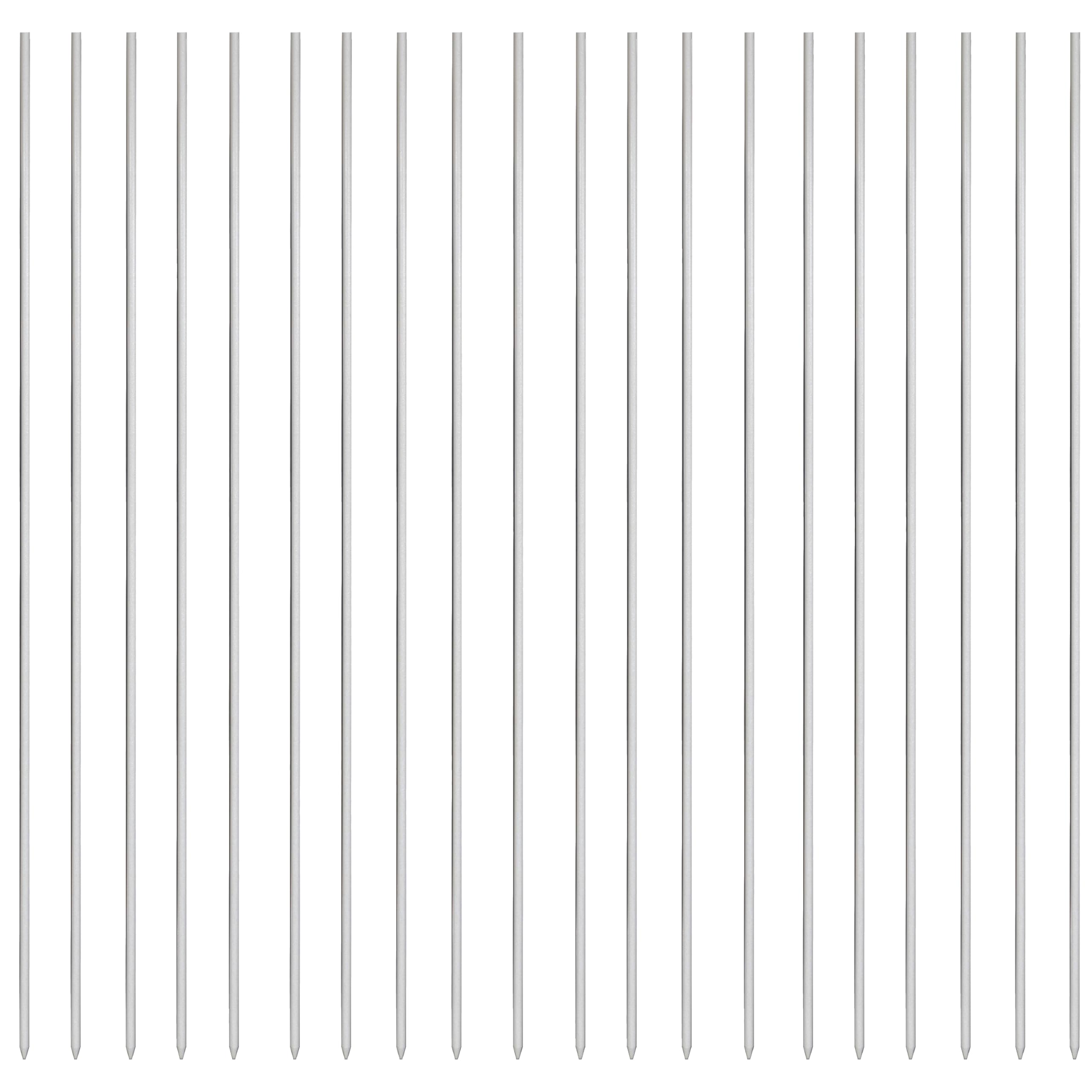 Piquets Fibre de Verre (20 piquets) pour clotûre éléctrique - 160 cm - Ø﻿ 10 mm - Durable - Facile à manier - Compatibles isolateurs Multi-Supports Fil, cordelette et Ruban Jusqu’à 40 mm