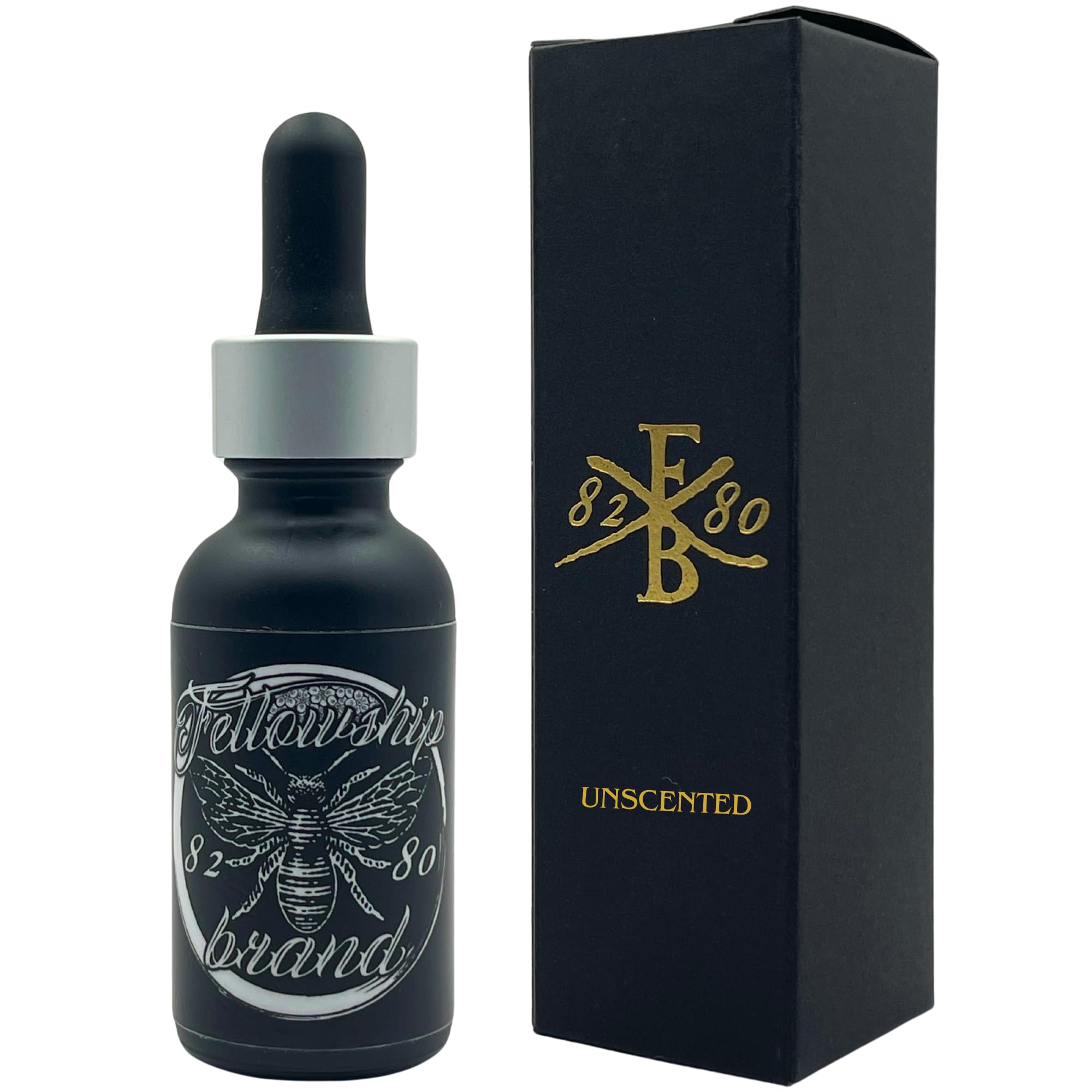 Fellowship Brand Beard Oil For Men - Organic Beard Growth Oil Made In USA, Premium Beard Conditioner And Softener With Jojoba Oil - 1 Pack, 1 Fl Oz, Unscented