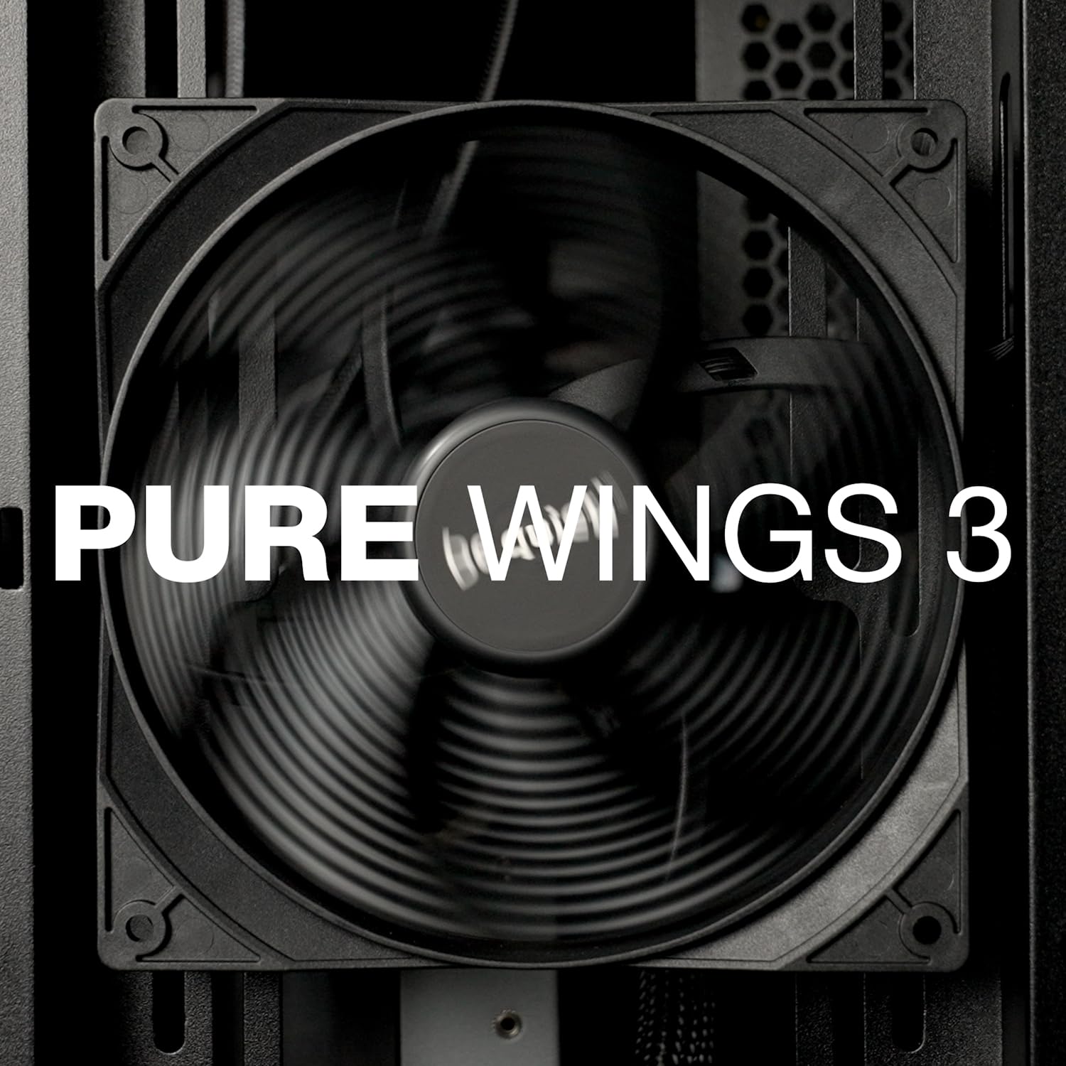 be quiet! Pure Base 501 Airflow Black PC-Gehäuse, 2 vorinstallierte Pure Wings 3 140mm PWM-Lüfter, hoher statischer Druck, geräumiges Design, kompakte Abmessungen, USB 3.2 Gen. 2 Type C