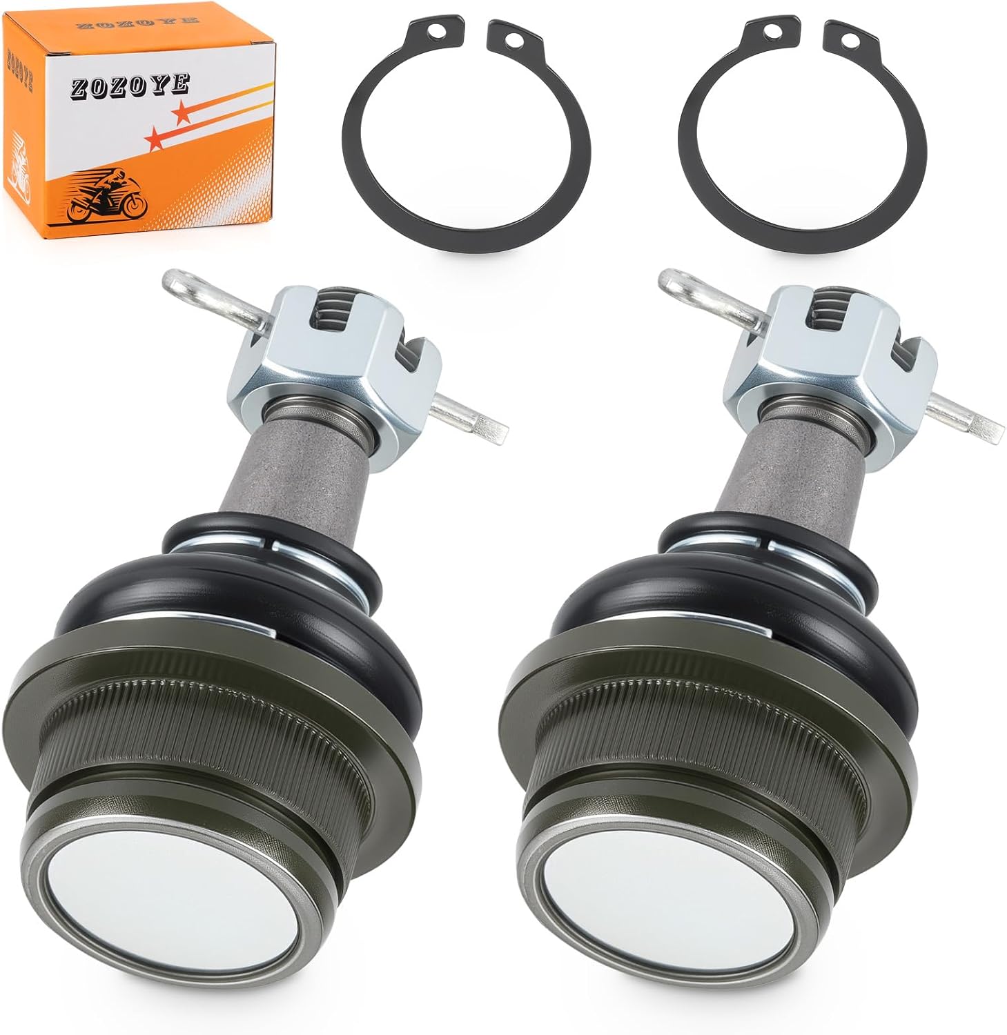 2Pcs Front Lower A Arm Ball Joint for Kawasaki Mule 600 610 2010-4010 KAF 400 540 620 950 SX 1990-2024 59266-1080