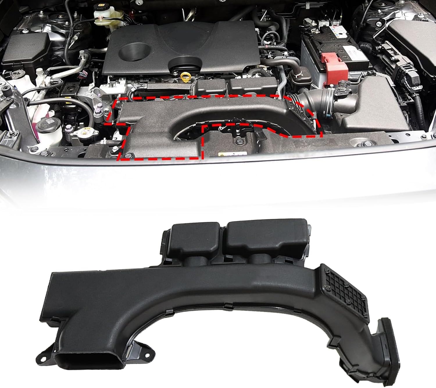 NLQR Air Filter Intake Hose Pipe Tube 17750F0070 Compatible with Toyota Rav4 2019-2022, Replace 17750-F0070, Air Filter Intake Hose Line