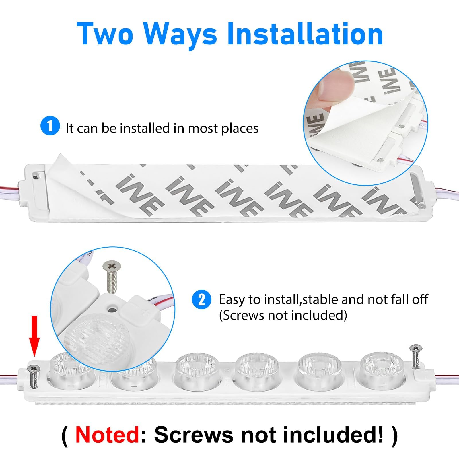 Snapklik.com : 12V 90 LEDs Van Interior Lights Kit, Super Bright ...