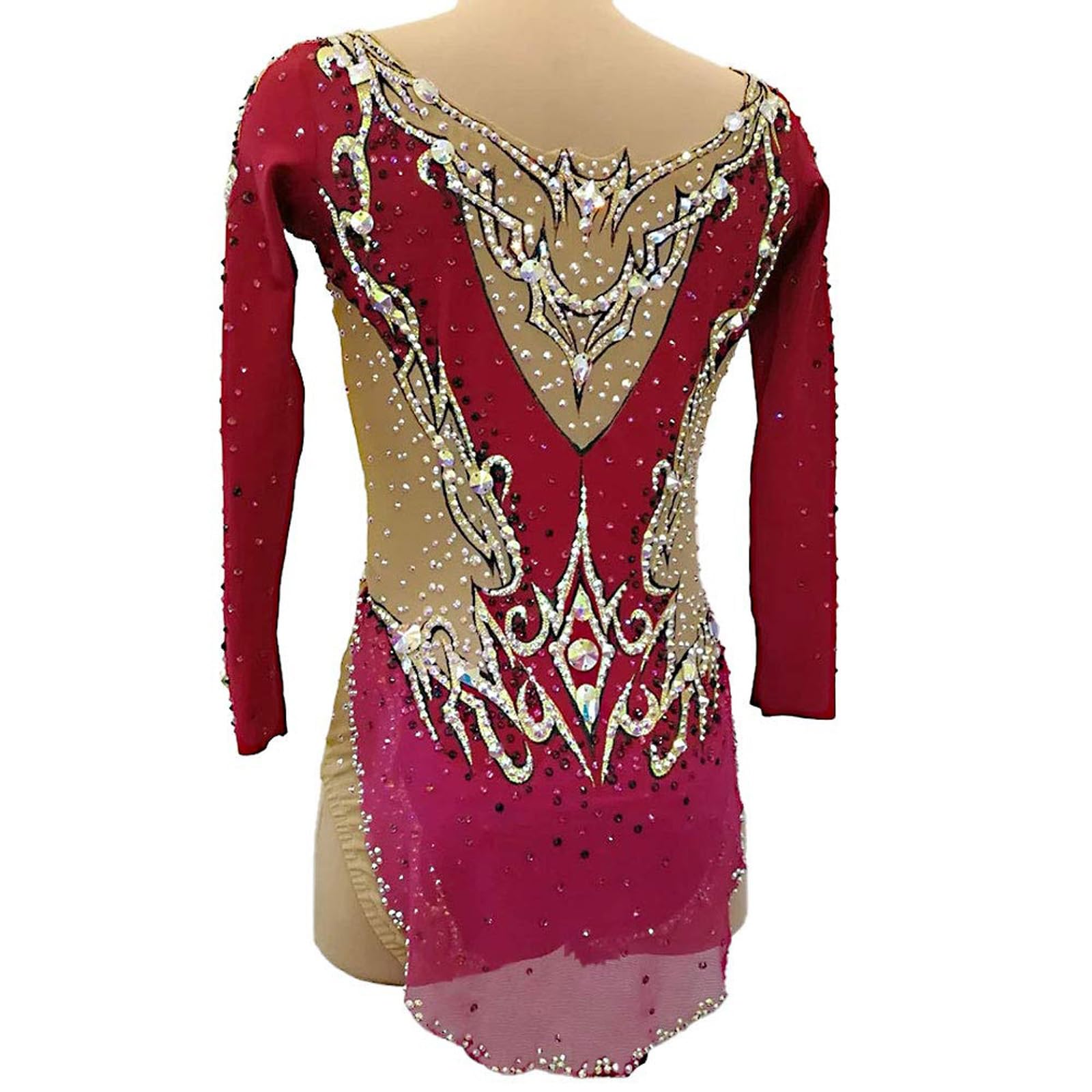 Body Da Ginnastica Ritmica Abbigliamento Da Prestazione Ragazza Donna Manica Lunga Traspirante Abbigliamento Sportivo Fatto A Mano