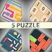 5 game puzzle in one-sudoku-Escape-Plumber-Connect-Number Link