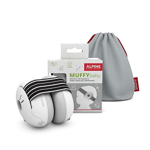 Alpine Muffy - Protección auditiva para bebés y niños pequeños de hasta 36 meses, certificado CE y ANSI, cómodos auriculares para bebés contra daños