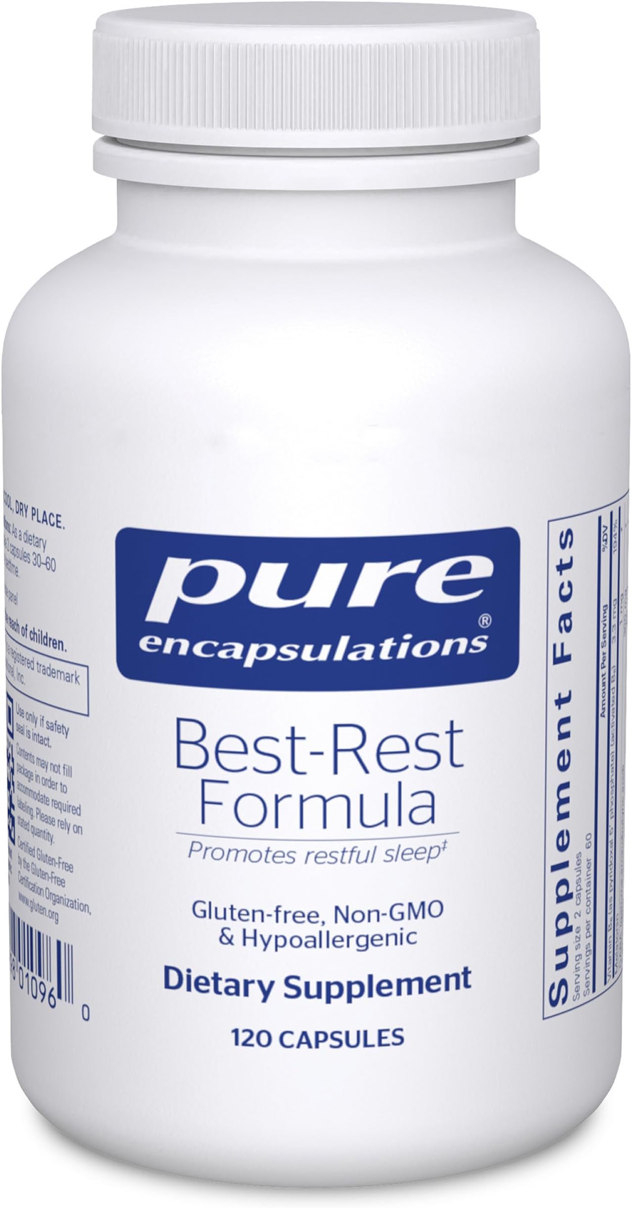 Best-Rest Formula - Supports Restful Sleep - for Relaxation - Restful Sleep Supplement - Non-GMO & Vegan - 120 Capsules