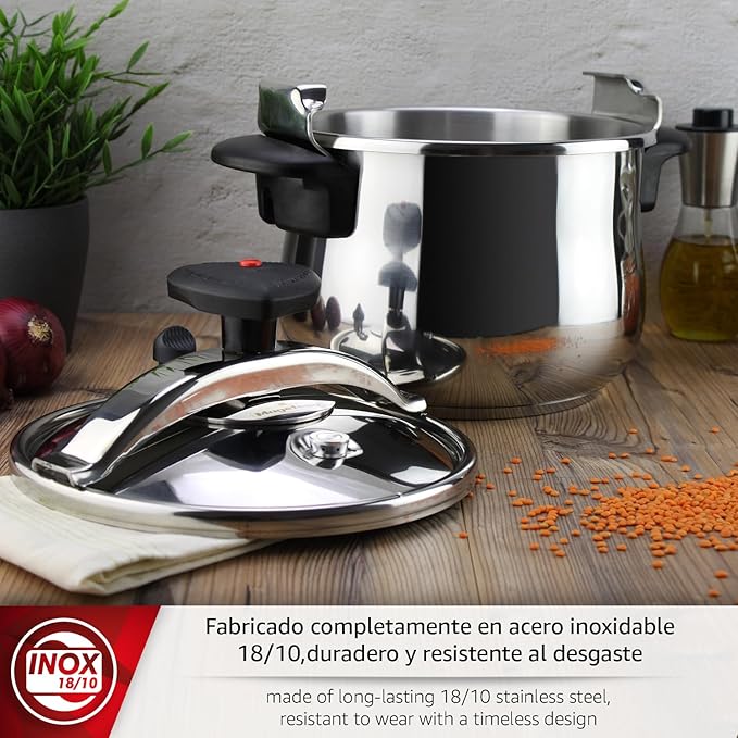 Olla a Presión Acero Inoxidable 10L Magefesa miniatura 3