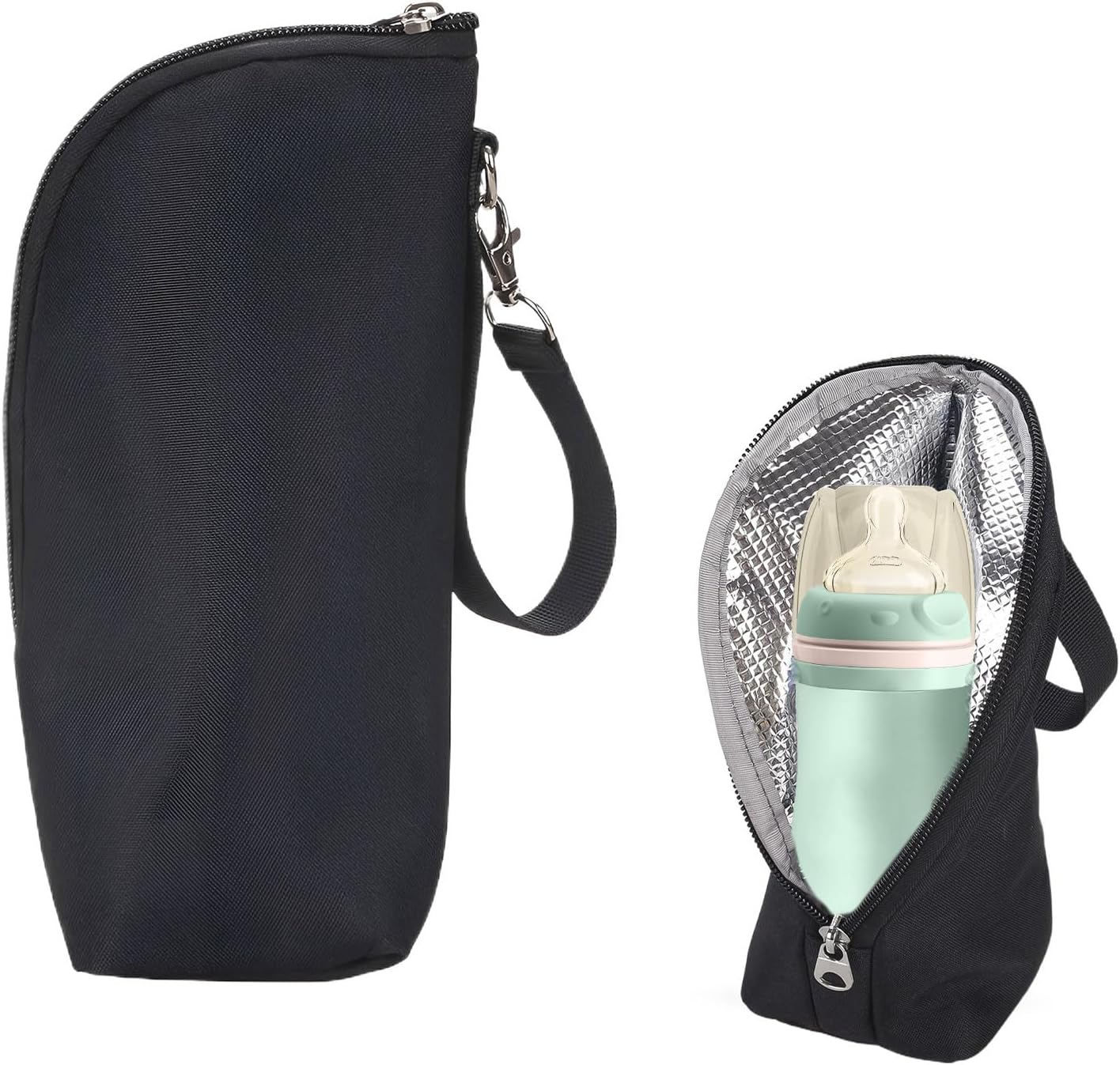 QianeffortBottle Warmer Bag,1Pcs Insulated Bottle Bag Baby Feeding, Portable Breastmilk Storage Tote Insulated Baby Bottle Bag for Outing Milk Bottle Storage