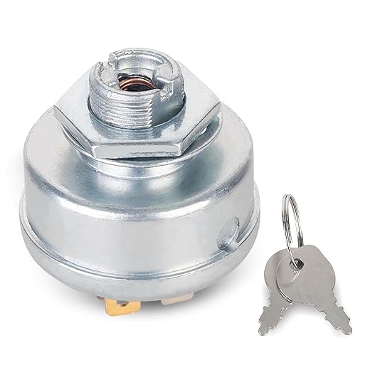 BlueStars 925-0267 (STD365402) Ignition Switch (2 Keys) 3-Position 5-Terminal - Replaces 725-0267 178280 365402 - Compatible with Husqvarna MTD Craftsman GT6000 Murray 21064PA JD 320 RX75 RX95