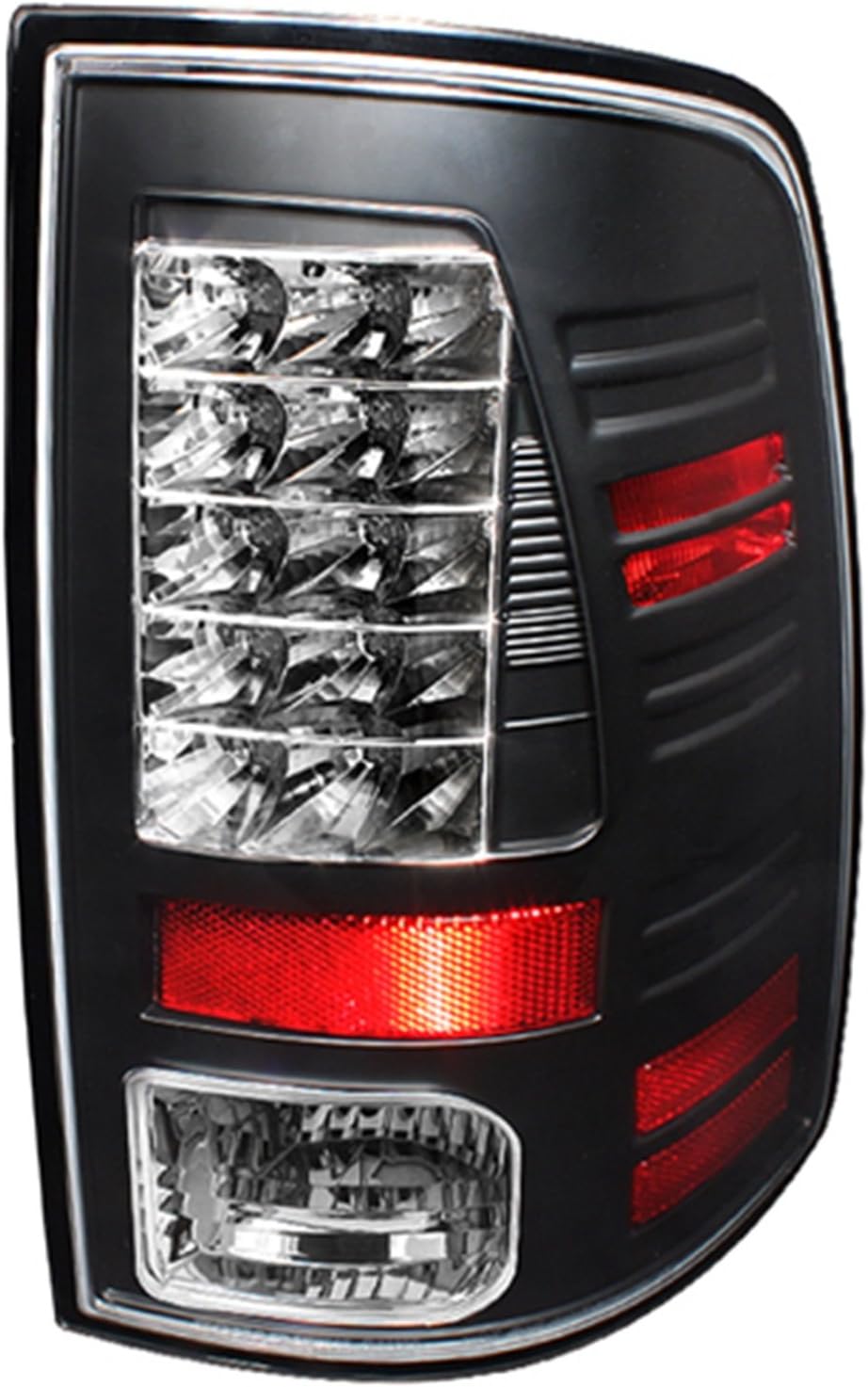 IPCW LEDT-423B2 Dodge RAM Pickup Bermuda Black LED Tail Lamp - Pair