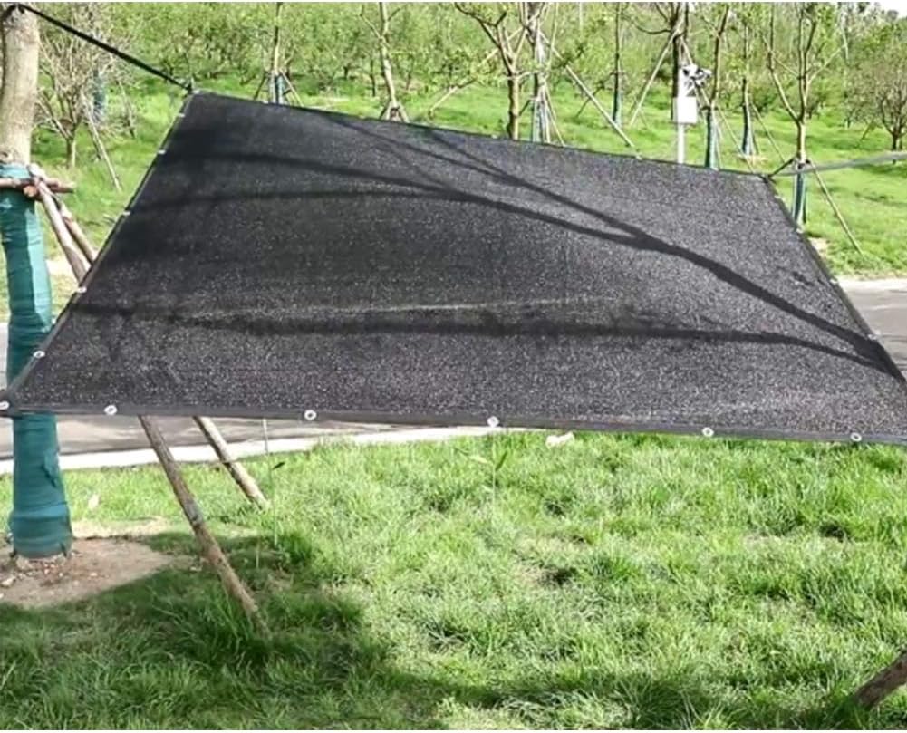 90% Sunblock Shade Panel Fabric Shade Cloth with Grommets for for Pergola/Patio/Garden Shade Panel 10 ft x 10 ft, Black