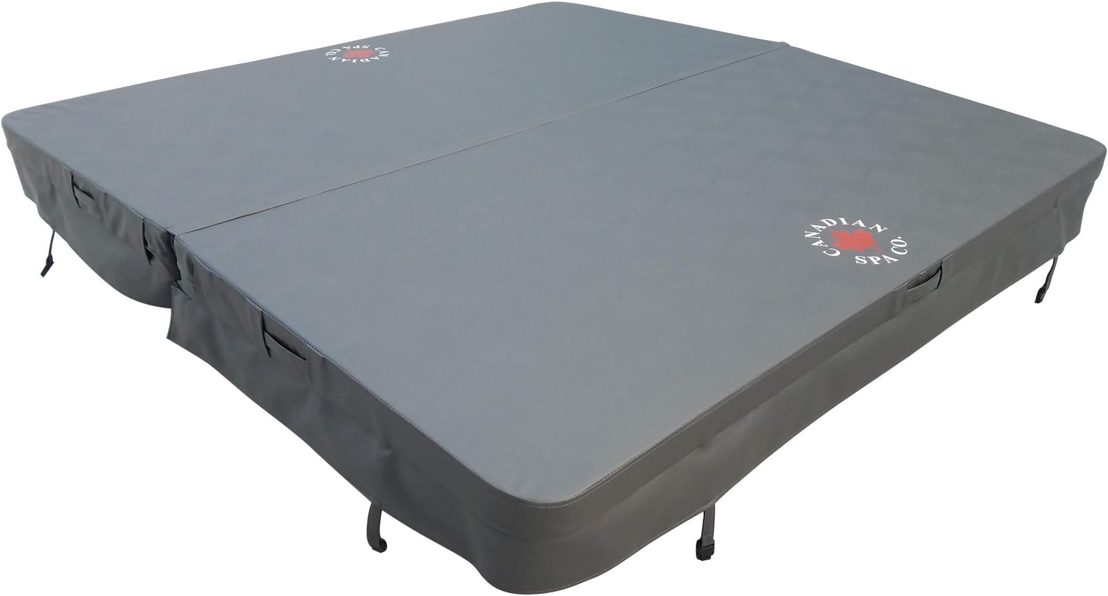 Grey, 88" x 88" Canadian Spa Hot Tub Cover - 5/3" Taper Ratio - High Specification