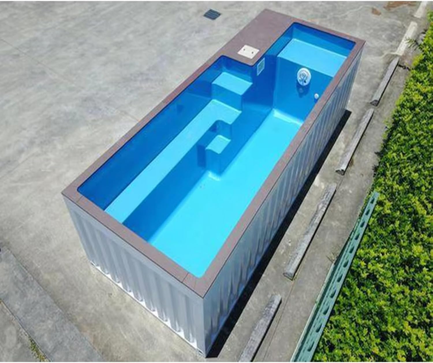 Outdoor Prefab Container Swimming Pool Small Size Patio Piscina Clear Container Swimming Pool