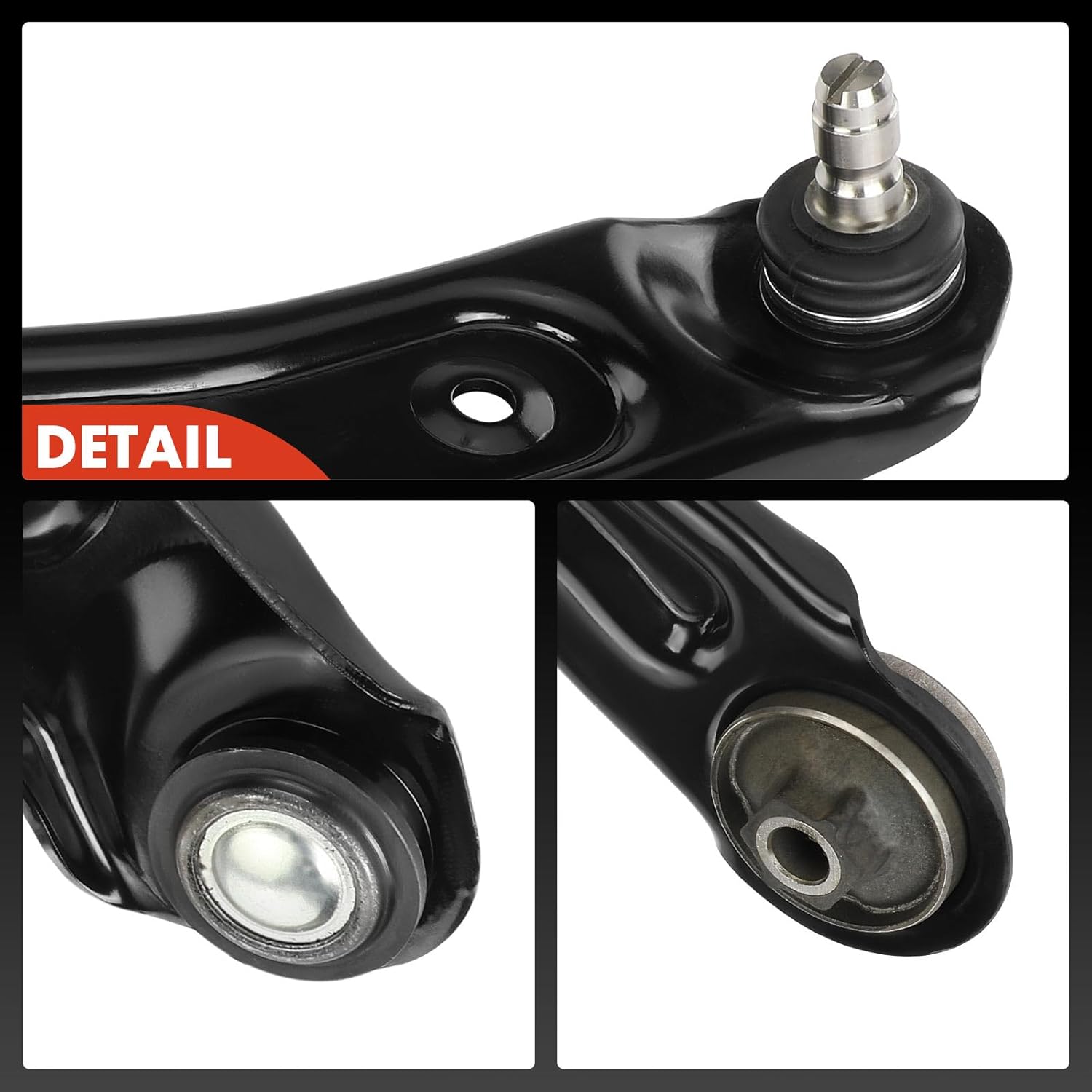 A-Premium Front Left Lower Control Arm with Ball Joint and Bushing Compatible with Fiat 500 2012-2017
