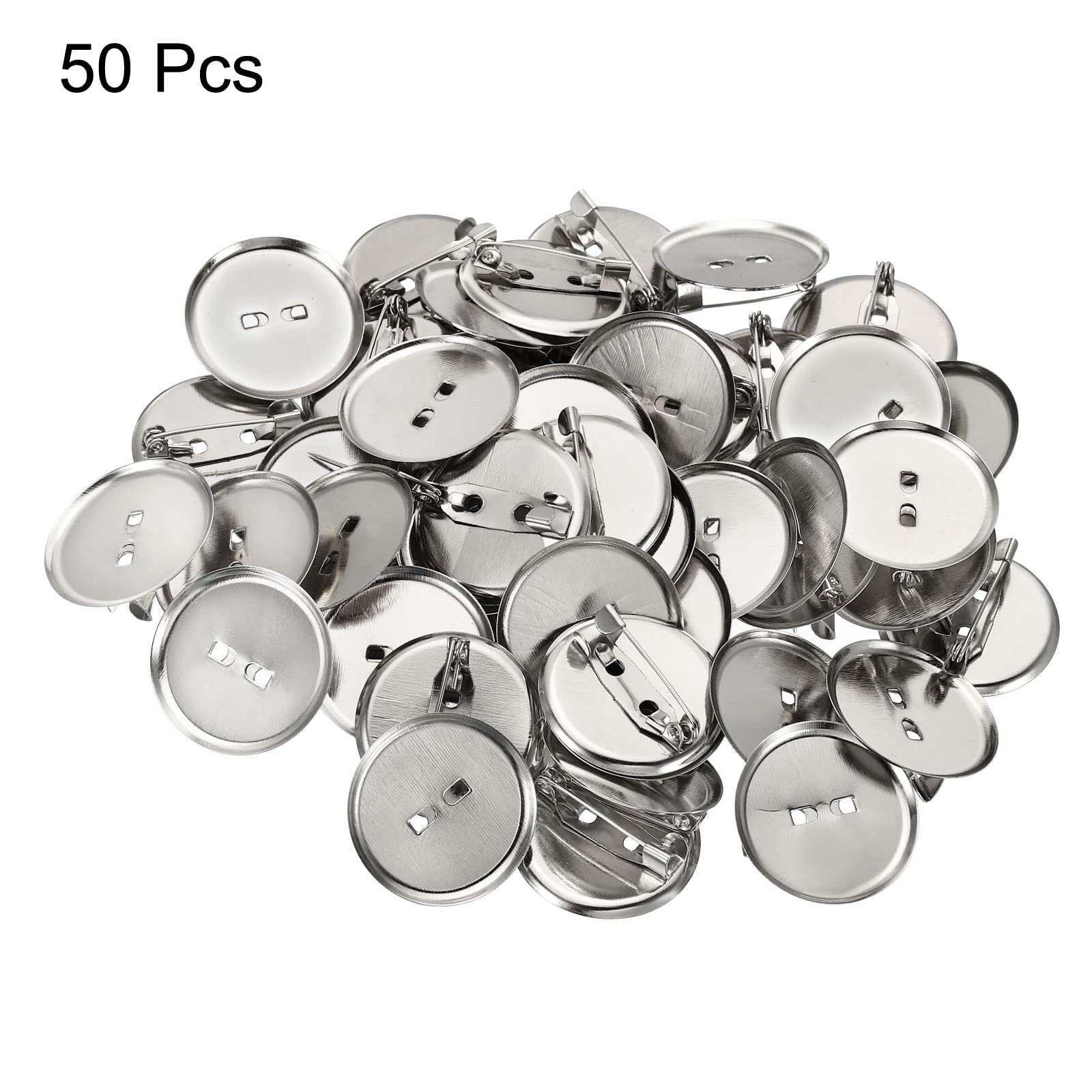 Sourcing Map 50 Stück Brosche Nadeln 23mm - Sicherheitsnadeln Für Basteln Und Schmuck