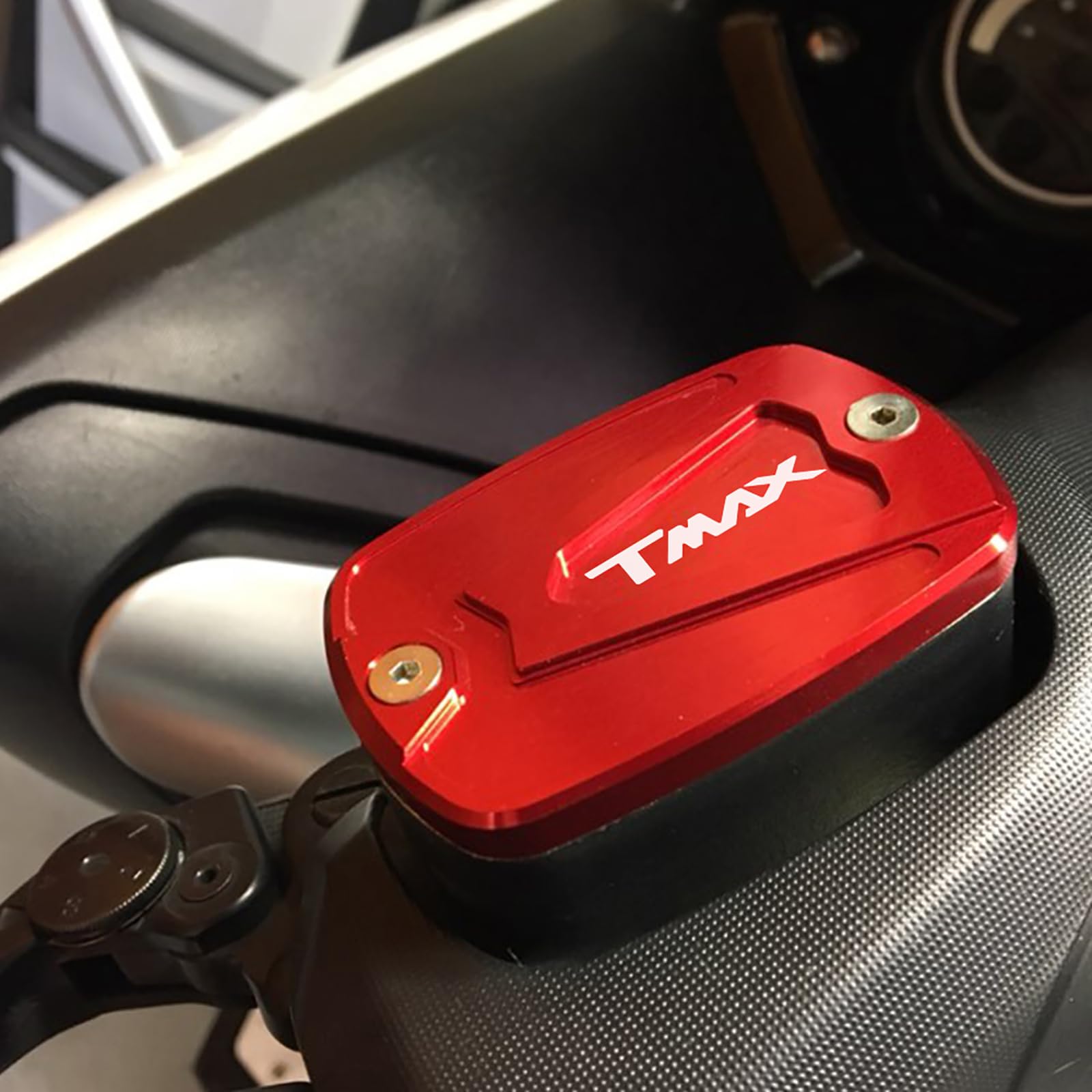 Moto Avant Couvercle Réservoirs de liquide de freins CNC Aluminum pour Yamaha Tmax 500 2004-2011 Tmax 530 DX SX 2012-2018,TMAX 560 2020