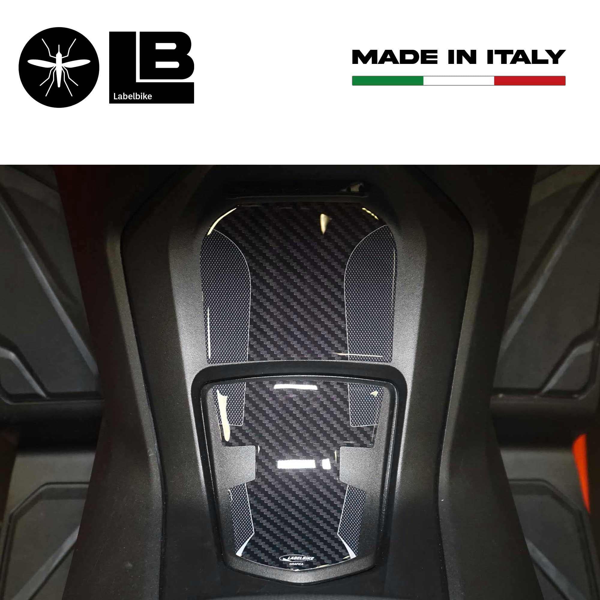 Stickers 3D en résine pour face avant de scooter compatible avec Honda Forza 125 2022