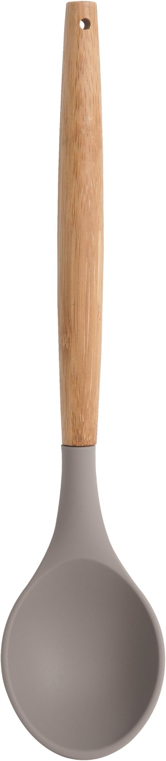 Sabichi Spoon, Silicone, Grey, 32 x 7 x 2 cm