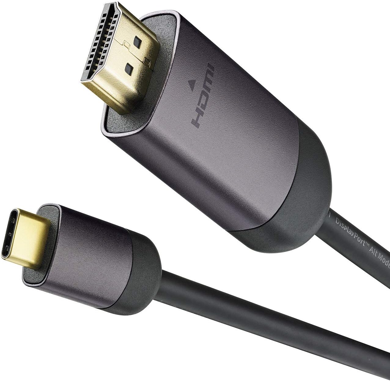Onе-Dау Sаlе: Uр tо 50% оƒƒ USB C to HDMI Cable (4K 60Hz, 6ft/ 2m) 24K Gold Plated Connectors, USB 3.1 & Thunderbolt 3 Compatible with MacBook Pro, iPad Pro, iMac 4K / 5K / Pro, Surface Book 2 Samsung S8 S9 Note 8 9