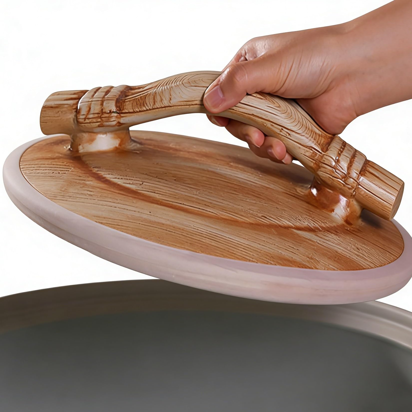 Hermetyczny Pojemnik Na Ryż Ceramiczny Duża Pojemność Porcelanowy Dozownik Zboża Słoiki Kuchenne Na Mąkę, Soję, Płatki Owsiane(D,10kg)