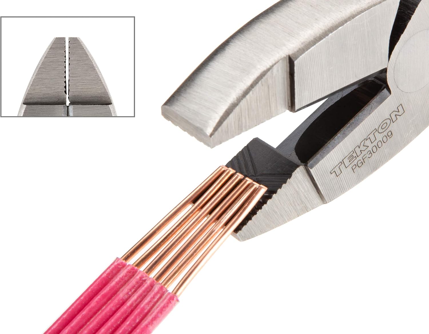 TEKTON 9-1/2 Inch Lineman's Pliers | PGF30009
