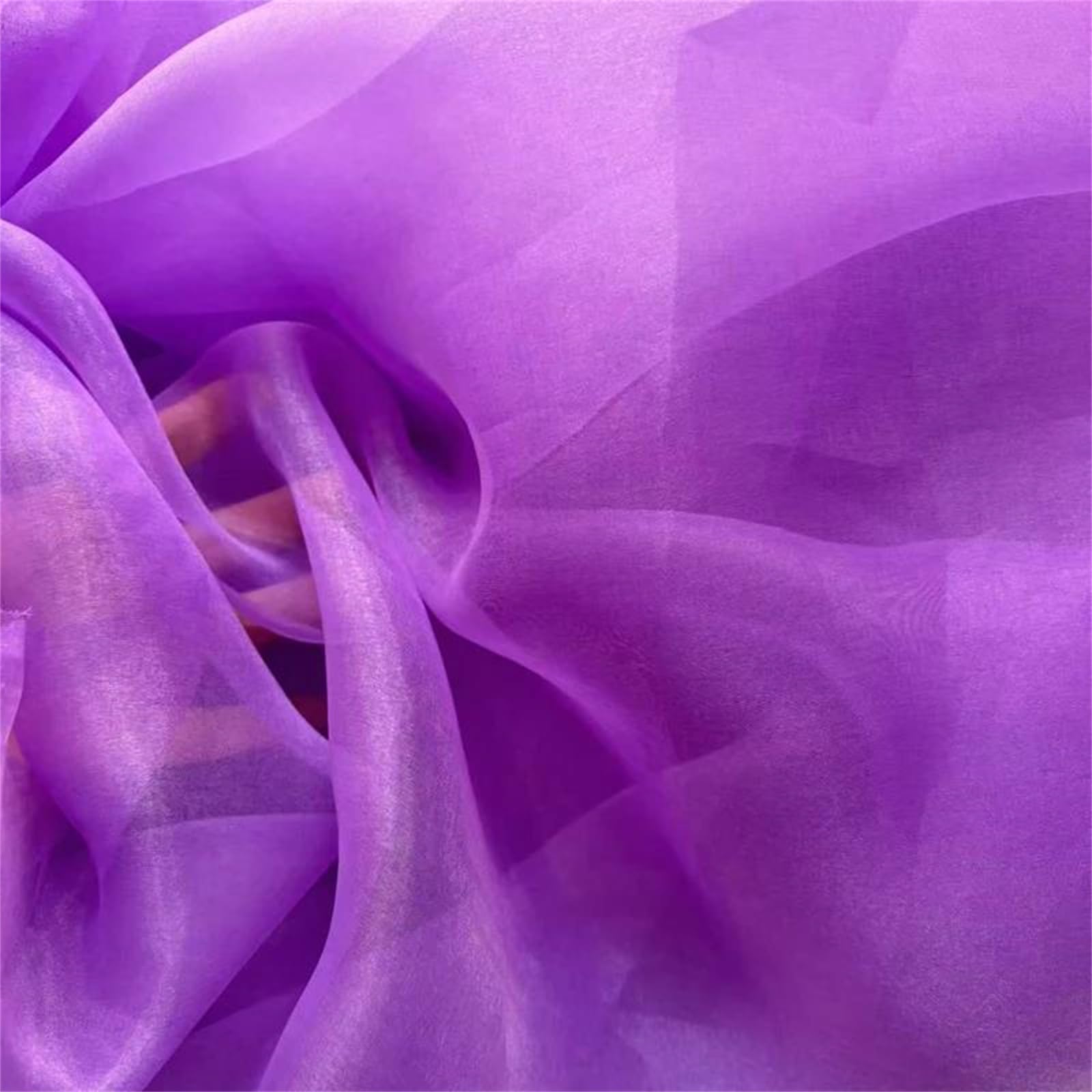Tela de organza, El poliéster púrpura de la tela el 99% organza tejió longitudes múltiples par en del 150cm(1000x150cm)