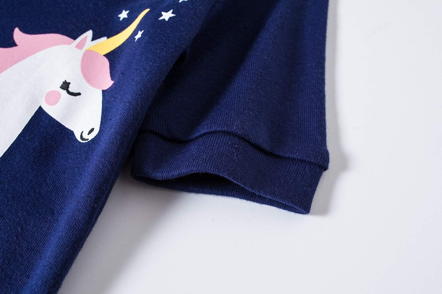 Dolphin&Fish Little Girls Cotton Short Pajamas Summer Kids Clothes Toddler Toddler Pjs Sets - Image 4