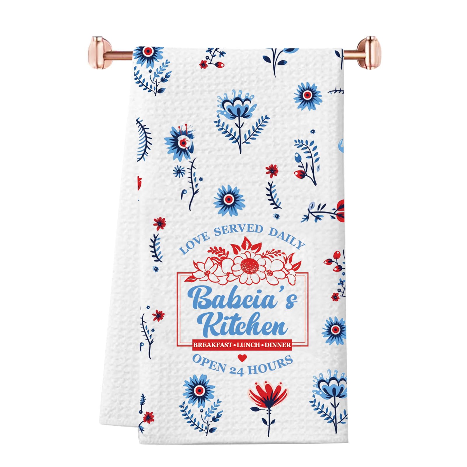 WCGXKO Kitchen Towel Polish Grandma Gift Polish Gift for Babcia (Babcia Towel)