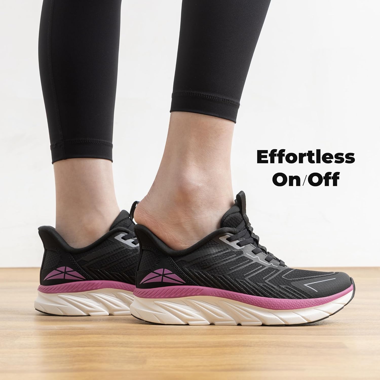 Women's Slip On Walking Shoes Running Comfortable Tennis Breathable Non Slip Athletic Gym Workout Cross Training Fashion Sneakers - Image 2