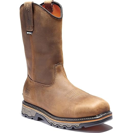 Timberland PRO Men's Pull-On Work Boots Industrial, Brown Earth Bandit, 9.5
