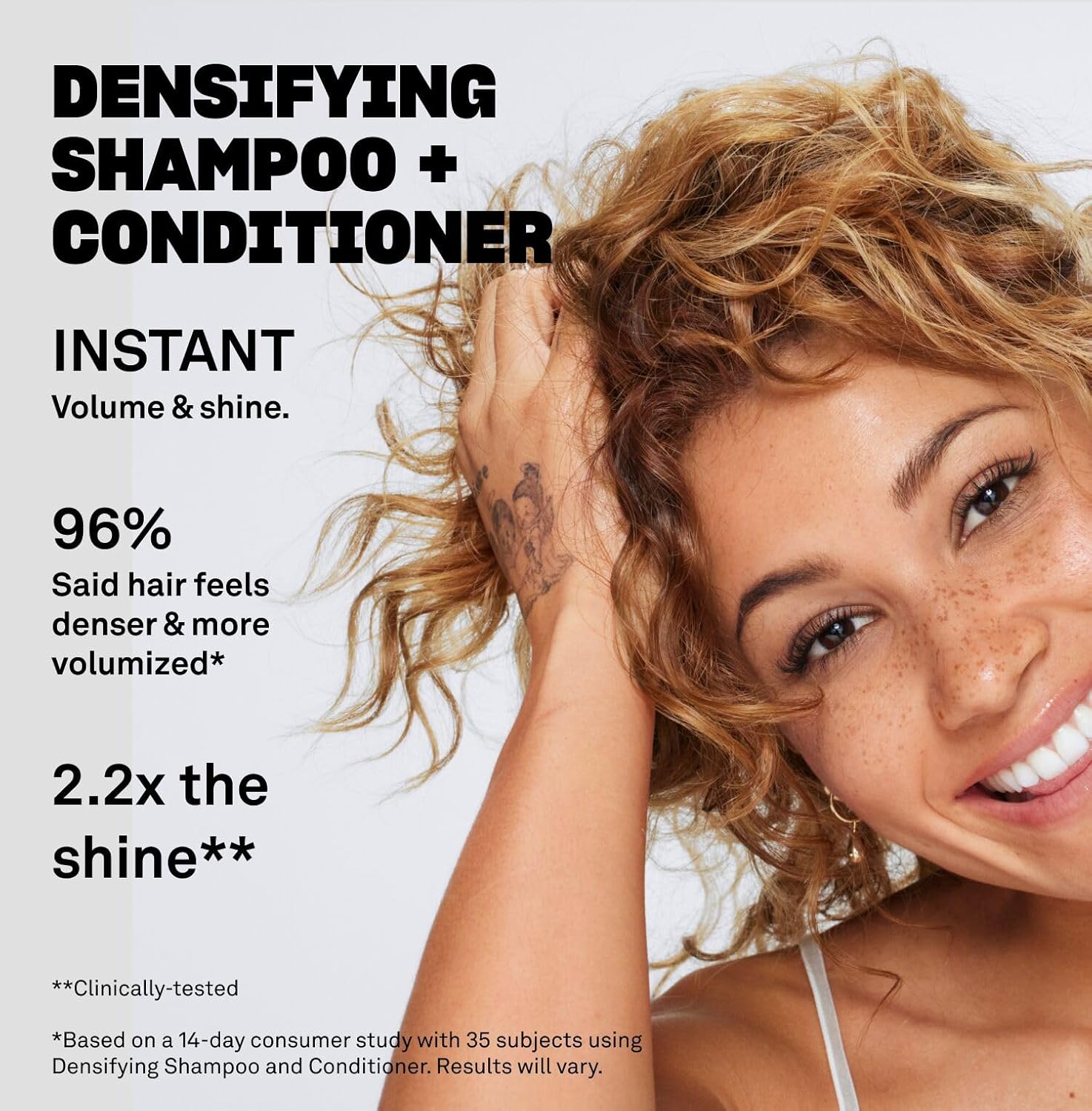 Babe Original Densifying Shampoo & Conditioner Volumizing Conditioner for Fine or Dry/Damaged Hair | Aloe Vera, Ceramides, Rice Protein for Fuller + Hydrated Hair | Cruelty-Free and Vegan - Image 2