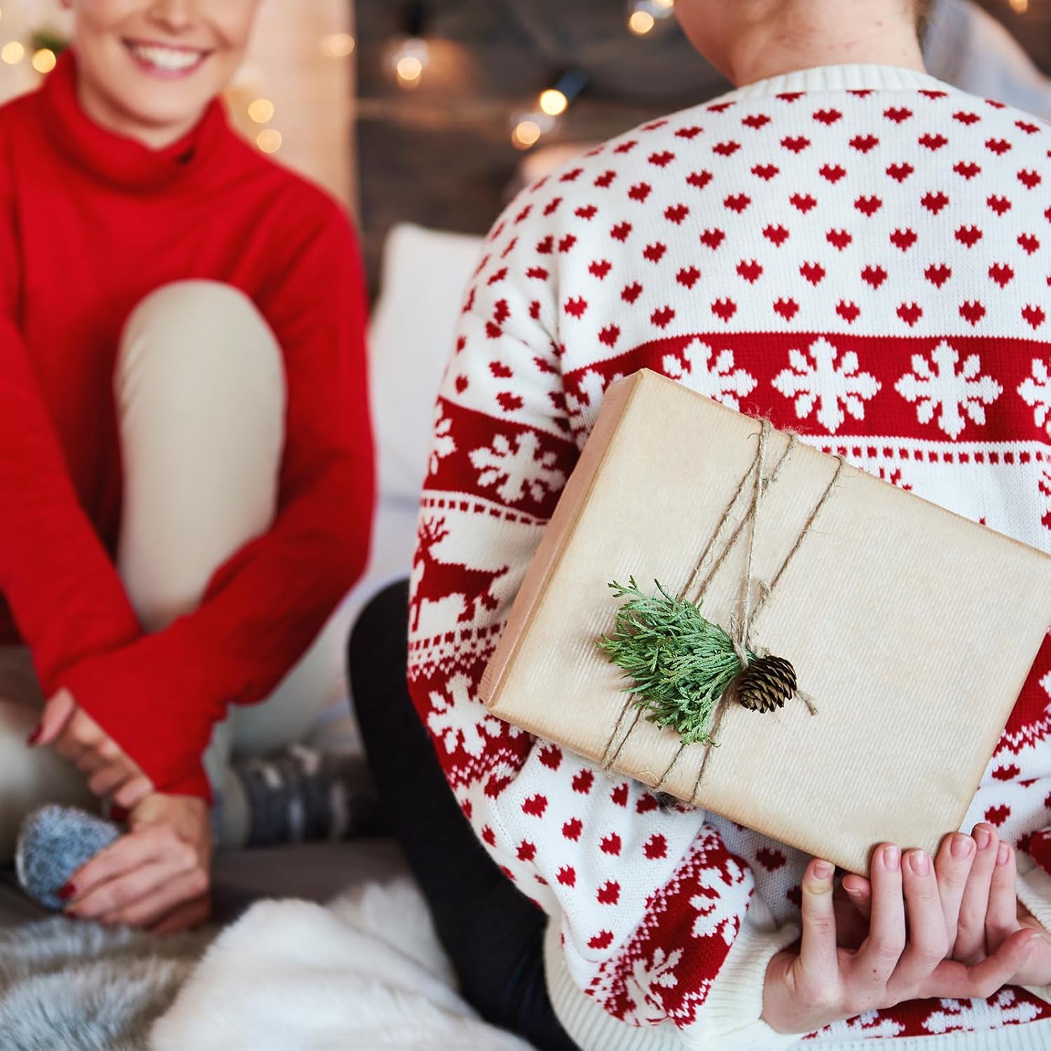 Winter Beanie with Pom Pom Cable Knit Beanie Hats for Women Warm Fleece Lined Knit Skull Cap Snow Hat for Girl - Image 6