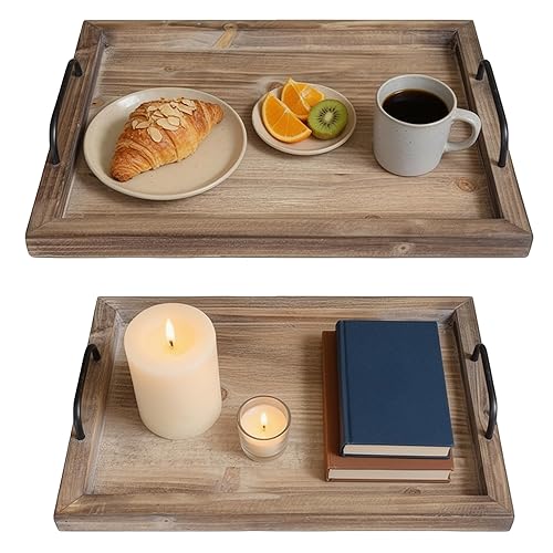 Besti Rustic Vintage Food Serving Trays (Set of 2) |