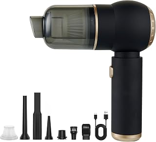 Handheld Car Vacuum Cleaner Cordless, 12000PA High Power Portable Vacuum, Rechargeable Mini Vacuum Cleaner & Air Duster, 4... Price In India