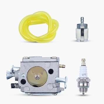 Carburetor Carb W/Fuel Line Filter L7T Spark Plug fit HUSQVARNA 61 268 272 272XP Chainsaw