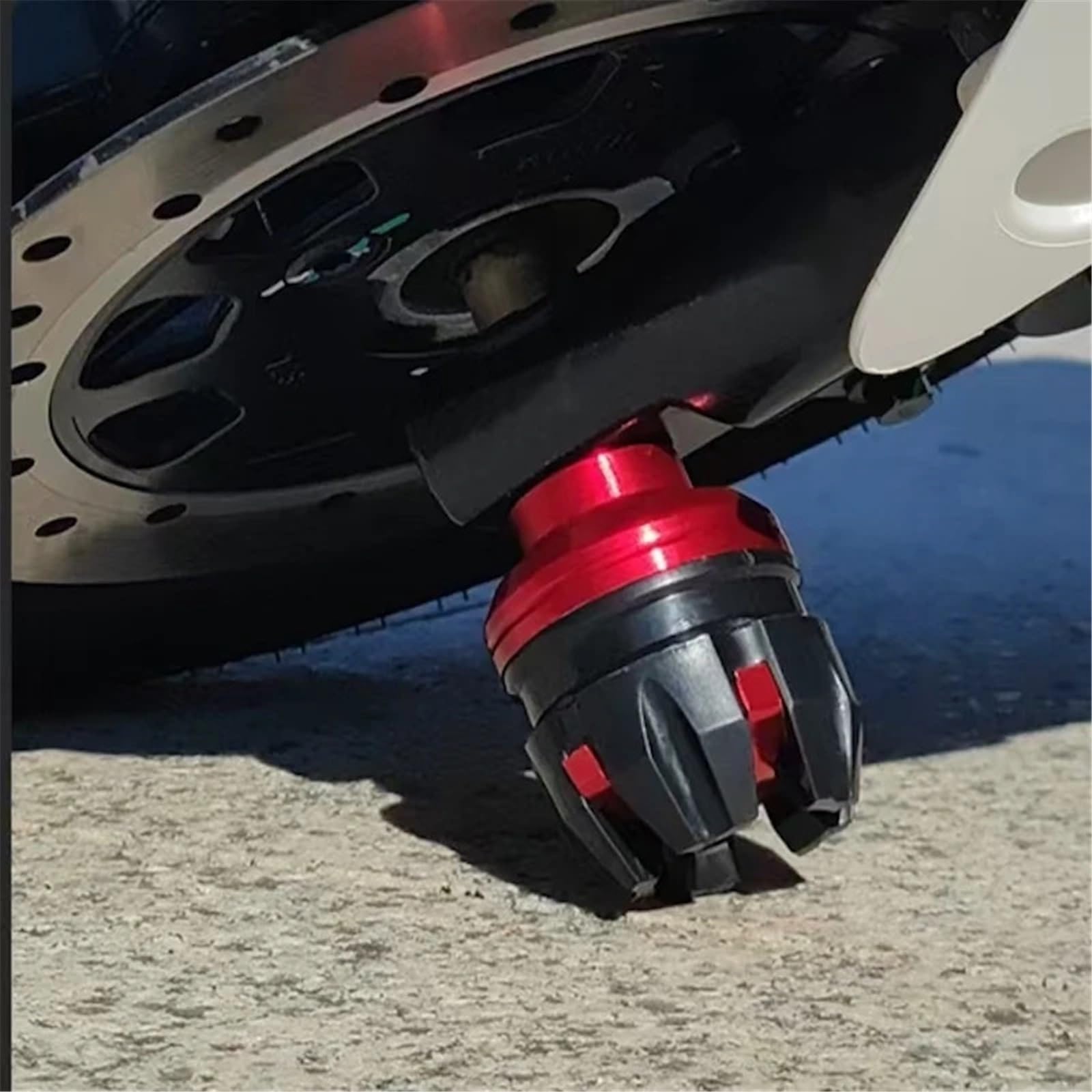 Per moto, scooter, alluminio e ABS. 1 paio di protezioni universali per sospensioni anteriori, slider telaio, protezione anticaduta