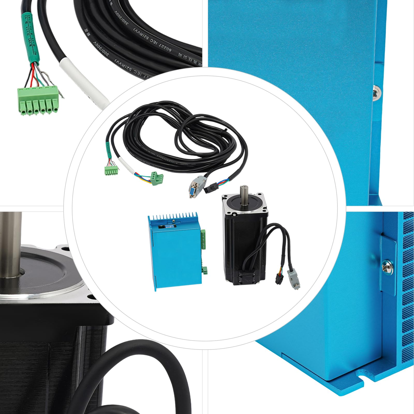 Kit moteur pas à pas boucle fermée 12Nm + pilote HBS860H