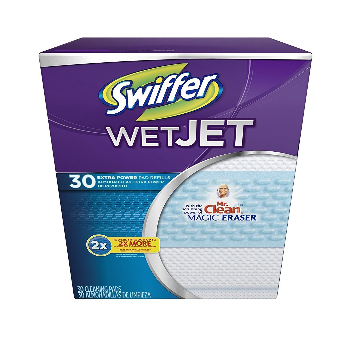 Swiffer Wet Jet Extra Power Pad de recambios – 30 ct