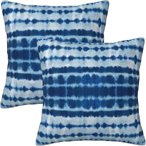 OLUSENMO Bohemian Tie-Dye Decorative Throw Pillow Covers Set of 2 Ultra-Soft All