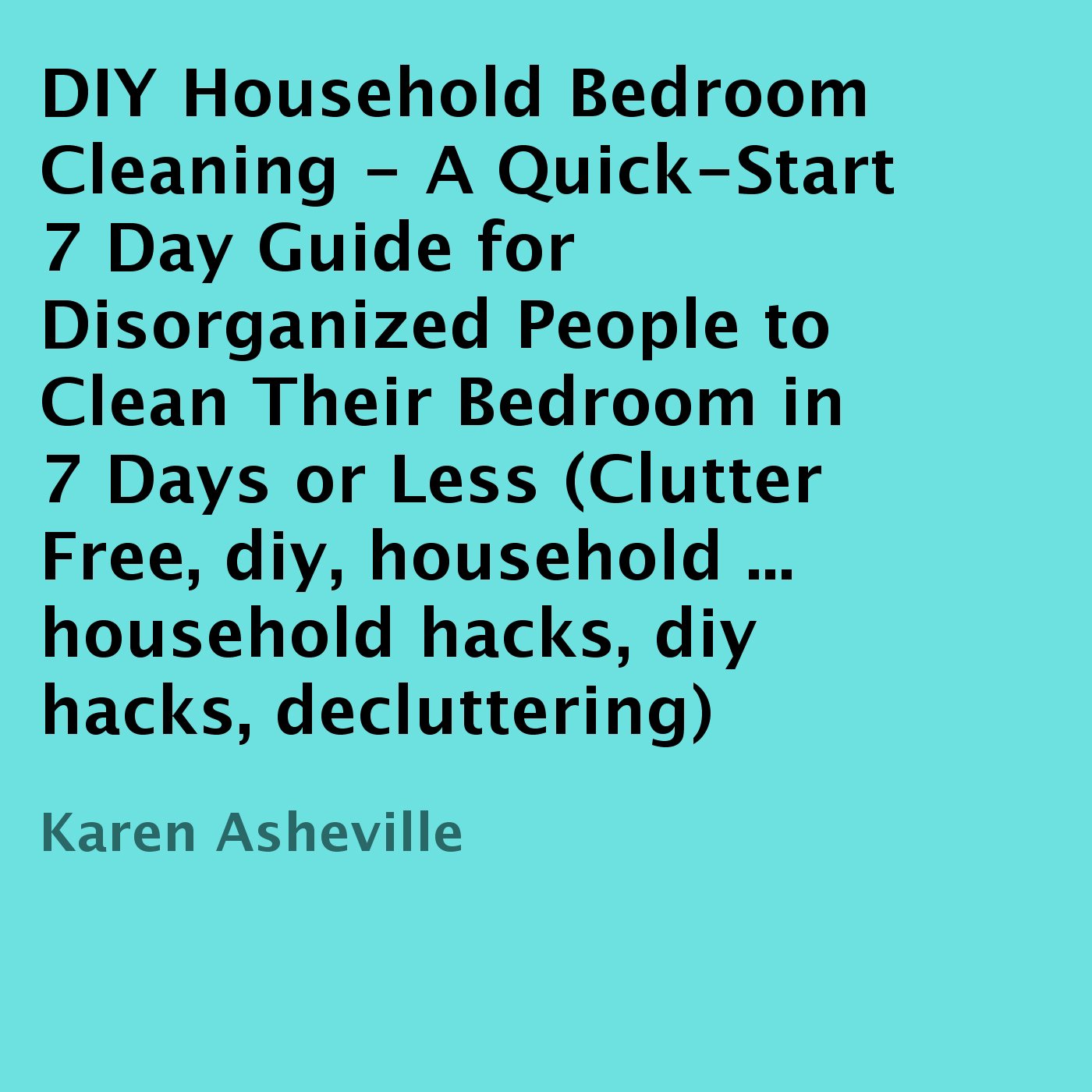 Cover art for DIY Household Bedroom Cleaning