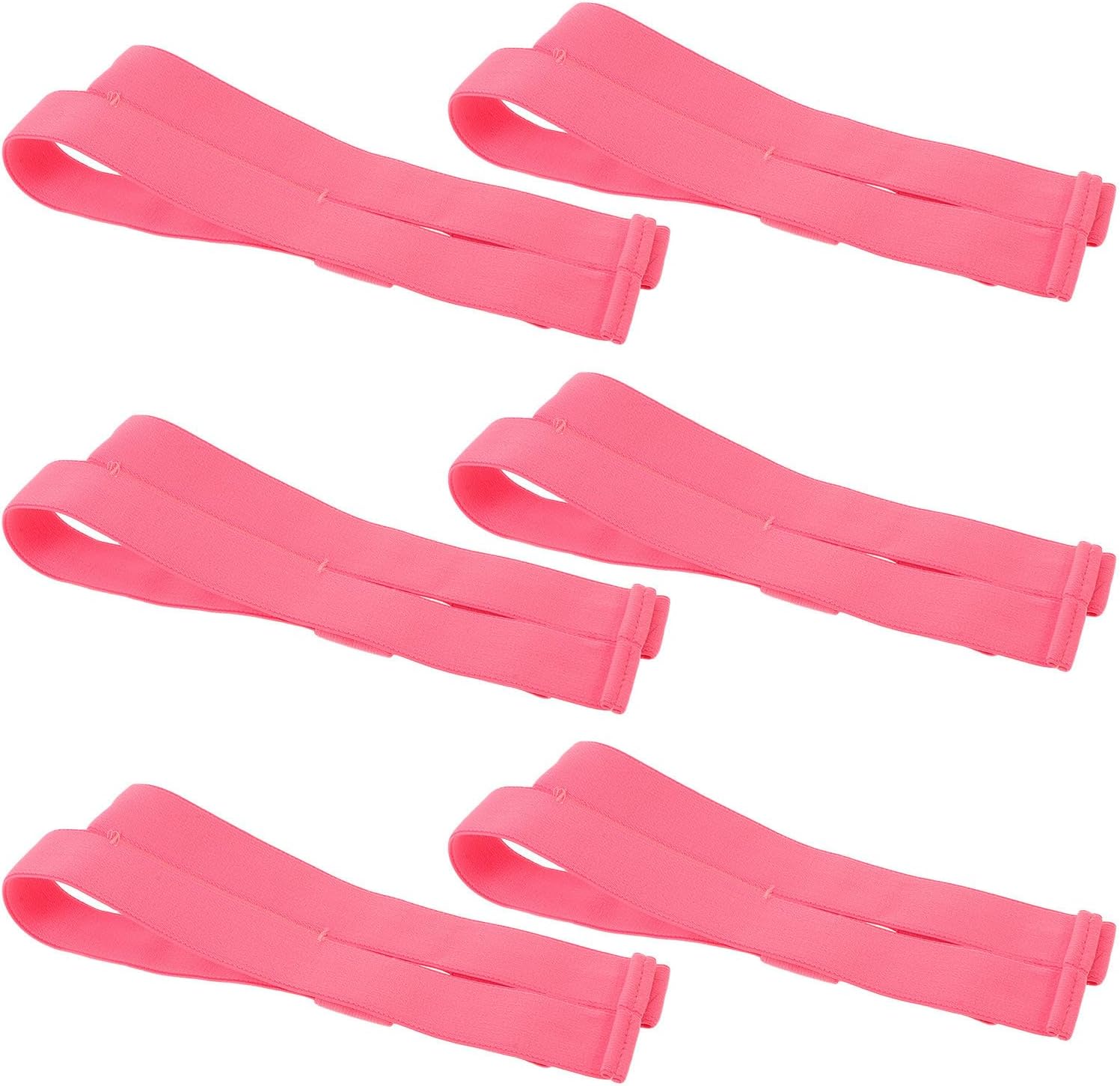 Mikinona 6pcs Elastic Diving Mask Strap Replacement for Snorkel Full Face Mask with Comfortable Fit and Leak Prevention, Nylon and Rubber Material with Portable Bag, for Freediving